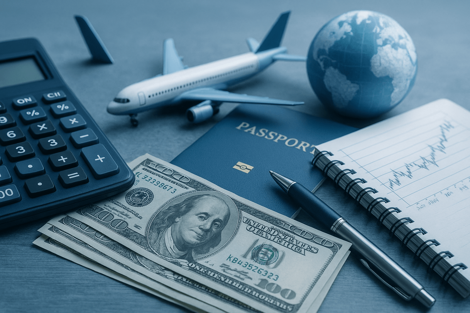 A realistic depiction of finance in healthcare with blue tones